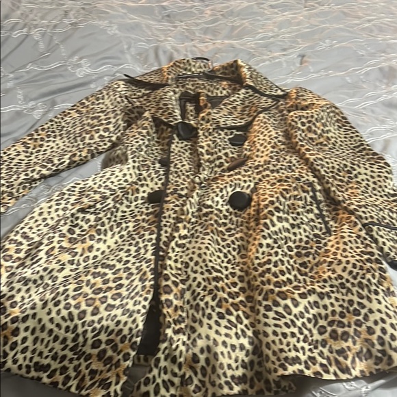 Jackets & Blazers - Leopard Print Women's Coat